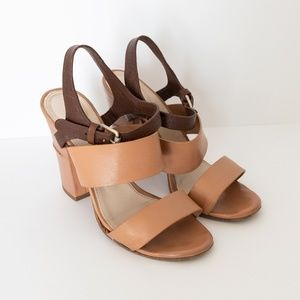 CHLOÉ Two-tone leather sandals
